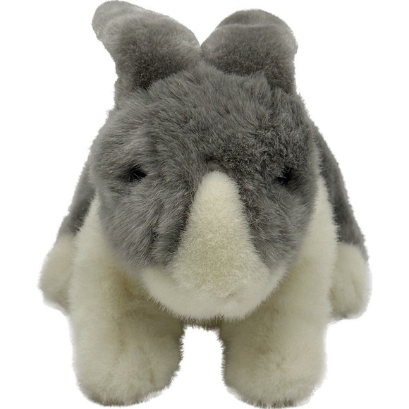 Vtg Russ Berrie Bunny Rabbit Plush Stuffed Animal PUDDLES Realistic Easter - Picture 1 of 7